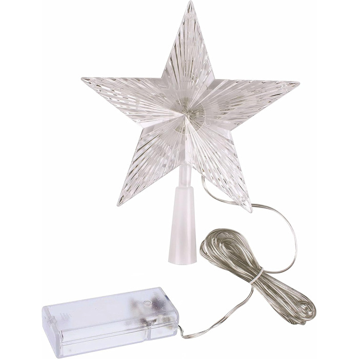 Новорічна верхівка для ялинки з 10 світлодіодами Spetebo