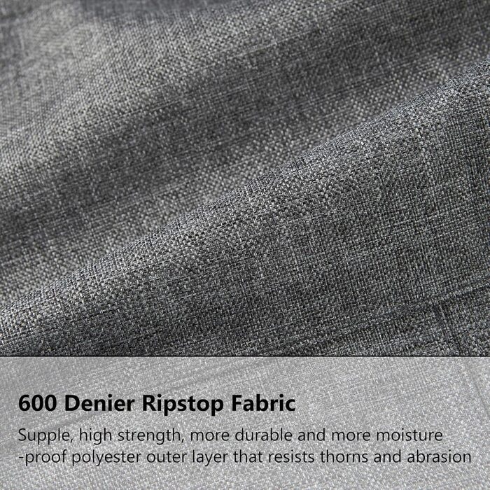 Вейдерси Bassdash 3D Angler&39s, надміцні чорні картаті нейлонові ПВХ рибальські мисливські вейдерси для чоловіків, сірі, XL, довгі 11-12 футів