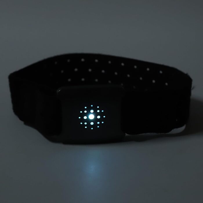 Браслет для моніторингу серцевого ритму, USB, водонепроникний, оптичний датчик відстеження, аксесуар для спортивних фітнес-тренувань для тренажерного залу, активного відпочинку, бігу, плавання, матеріал ABS, чорний