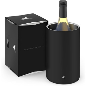 Охолоджувач пляшок Beyond для пляшок вина, шампанського та ігристих вин I Двостінний охолоджувач шампанського з нержавіючої сталі