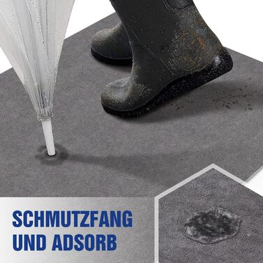 Килимок для прихожих, килимок для миття бруду, надтонкий вхідний килимок, міцний килимок для прихожих, пилозбірник, абсорбуюча кухонна доріжка, нековзний килимок для прихожих, що вловлює бруд