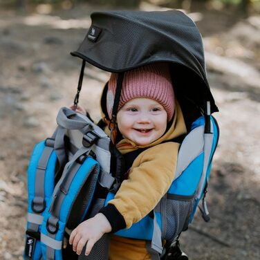 Дитяча коляска Dromader Kraxe до 22 кг дитяча коляска для походів із сонцезахисним навісом, дощовиком, термосумкою, пеленальним ки