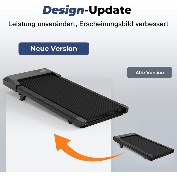 Килимок для ходьби Superun з нахилом 6 Бігова доріжка для дому, макс. 6 км/год та 12 км/год, із застосунком та пультом дистанційного керування Настільна бігова доріжка, макс. 136 кг, з багатофункціональними забігами та тренувальними смугами, 90 см, з нахи