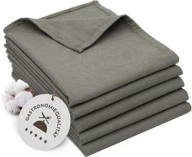 Набір ZOLLNER з 5 бавовняних чайних рушників розміром 50x70 см - суперпоглинаючі та міцні кухонні рушники - можна прати при темпер