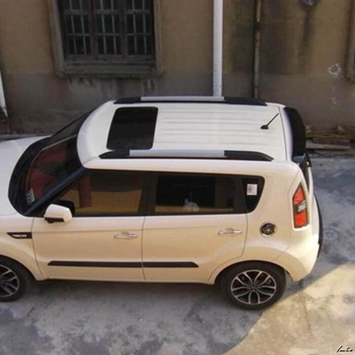 Автомобільний задній спойлер Хвостове крило, Сумісний з Kia Soul 2009 2010 2011 2012 2013 2014 2015, Бампер Дах Хвостове крило Спойлер Аксесуари модифікації