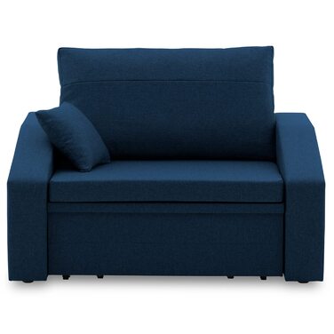 Крісло Sofini Vertico 90 - розкладне крісло з функцією сну - для вітальні, спальні або дитячої кімнати, крісло-ліжко (Malmo New 79)