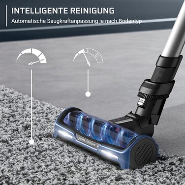 Бездротовий пилосос з функцією миття підлоги, гнучке з'єднання, до 200 Вт і 70 хв роботи від акумулятора, RH99C3WO 70 хв, дуже вис