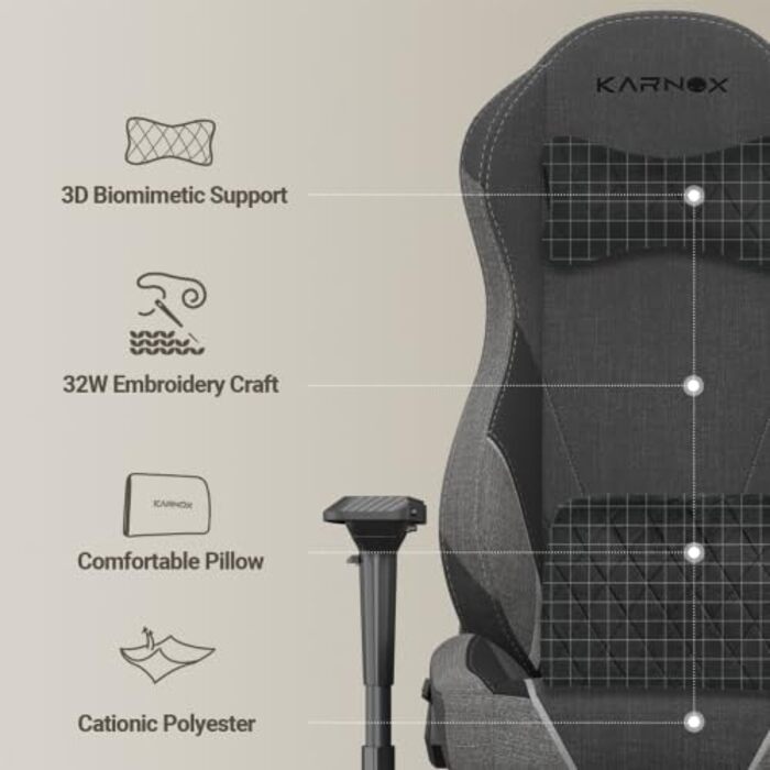 Ігрове крісло велике та широке - ергономічне офісне крісло з функцією нахилу 155, підтримкою голови та попереку, крісла для відпочинку темно-сірого кольору