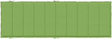 Подушка для шезлонгу CIADAZ Melange Green 186x58x3 см тканина, подушка для шезлонга, подушка для шезлонга, подушка для шезлонга, подушка для лавки, подушка для крісла з високою спинкою, подушки для шезлонгів - 4002481