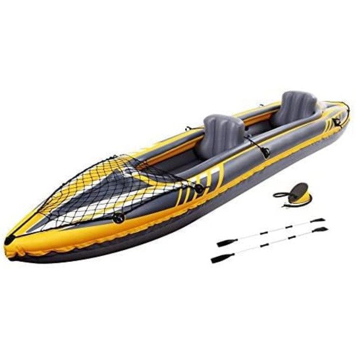 Надувний каяк для 2 осіб, 350 x 78 x 52 см, з аксесуарами