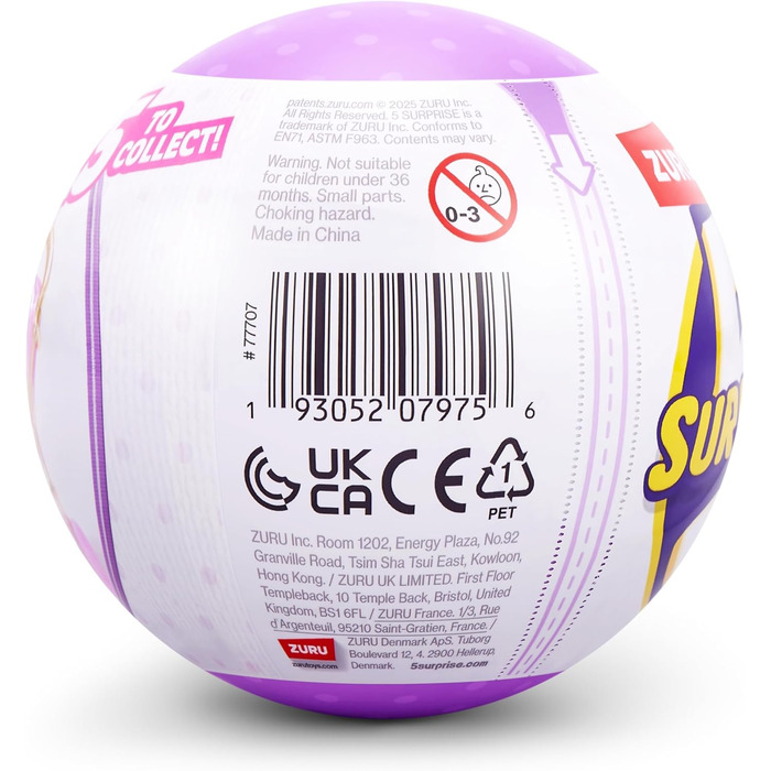 Від ZURU, колекційна капсула-сюрприз, іграшка для дівчаток, реалістичний міні-немовля, ігровий набір та аксесуари, серія 2, 5 Surprise My Mini Baby Series 2