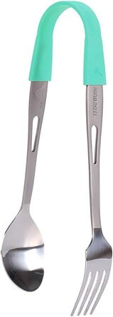 Надлегкий титановий посуд, столові прибори для вулиці, виделка та ложка