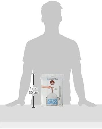 Сміттєві пакети Brabantia (40-45 літрів (л) Надзвичайно міцні сміттєві пакети зі шнурком (120 шт. ))