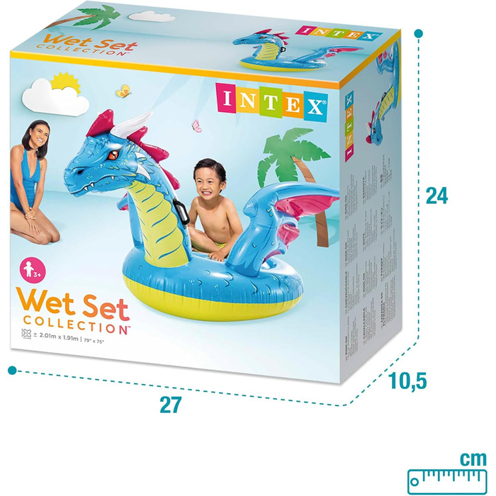 Intex Dragon Ride-ON Single, Intex Dragon Ride-ON Single
