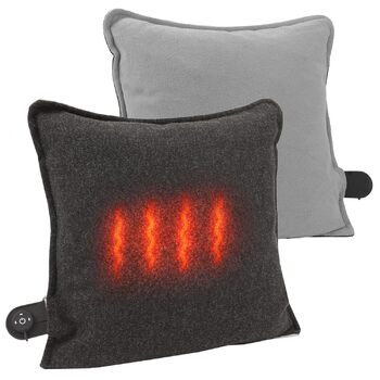 Бездротова нагрівальна подушка Грілка з акумулятором та зовнішнім акумулятором 5000 мАг Грілка з акумулятором від USB-C Інфрачервона нагрівальна подушка з акумулятором 3 рівні температури 43 x 31 см
