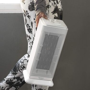Вертикальний керамічний обігрівач Cecotec ReadyWarm 6200 Ceramic Sky, 2000 Вт, теплий та холодний обдув, осциляція, 3 режими з терморегулятором, для приміщень до 25 м
