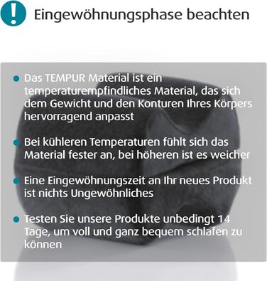 Подушка для ніг TEMPUR з піни з ефектом пам&39яті, опорна подушка для зняття тиску та комфортного положення гомілки, чохол, який можна прати (20 x 54 x 10 см), антрацит