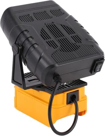 Автомобільний обігрівач на батарейках, невеликий електричний обігрівач потужністю 200 Вт з 2 USB-виходами, 2 регульованими режимами нагріву, підходить для літій-іонних акумуляторів