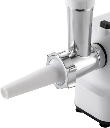 Електрична м'ясорубка з 3 перфорованими дисками з нержавіючої сталі, заглушкою, набором для кеббе, машиною для фаршу, машиною для