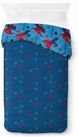 Комплект дитячої постільної білизни Jay Franco Marvel Spiderman Spidery Faces 100 бавовна односпальний розмір 135x200 см - підодія