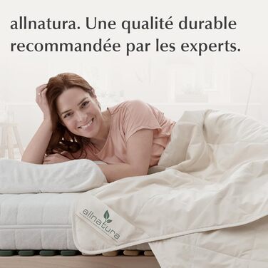 Великий пухнастий бавовняний плед allnatura Cotona-Double 140x200 см сірого кольору, зроблено в Німеччині - екологічний плед для дивана 100 органічна бавовна - плед, який можна прати в пральній машині, плед для дивана сірого кольору, двосторонній вигляд