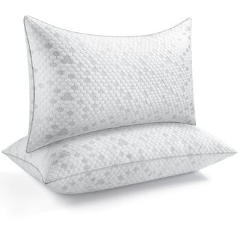 Комплект із 2 подушок/подушок для голови 40x80 см, подушки з піни з ефектом пам&39яті, регульована висота з блискавкою, подушка для шиї, яку можна прати, дихаюча подушка з піни, м&39яка та підтримуюча подушка для сну 40x80 см*2