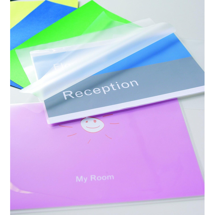 Ламінувальні пакети Fellowes A4 із самоклеючою підкладкою, 80 мікрон (2 x 80 мікрон), 100 шт. , офісні самоклеючі A4