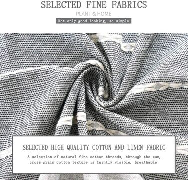 Проста Сучасна Смугаста Скатертина Китиця Скатертина Бавовняна Білизна Елегантна Скатертина Миється Кухонна Накидка на Стіл для Об