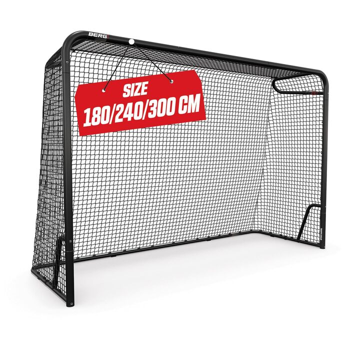 Футбольні ворота BERG SportsGoal для саду та тренувань Міцні металеві ворота Всепогодні футбольні ворота для дітей та дорослих Легко збираються Ідеально підходять для футбольних тренувань M (240x160)