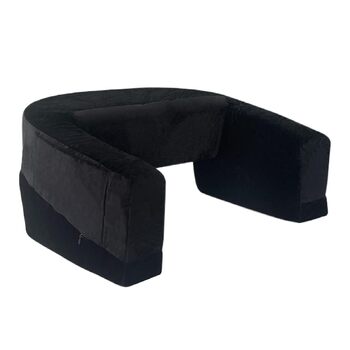 Подушка для накладного столу Накладний столик для ноутбука Піна з ефектом пам&39яті Подушка для читання з бічною кишенею Ергономічна подушка для дорослих, кабінету, ліжка, дивана, підлоги, чорна, маленька