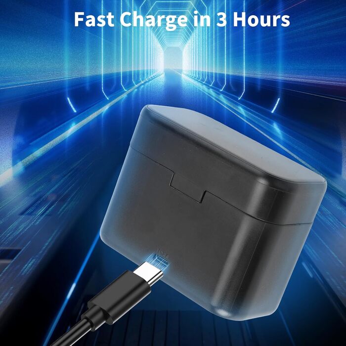 Слотовий літій-іонний зарядний пристрій для акумуляторів типу AA/AAA (1,5 В) Автоматичне виявлення та активація при 0 В Незалежні зарядні станції (350 мАг/200 мАг) Компактний та роз&39єм Type-C (чорний), 10-