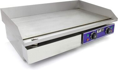 Електричний кейтеринг Гриль Тарілка Гастрономічна сковорода Електричний гриль з нержавіючої сталі Плита гастрогриль Чавун Планча Електричний гриль Стіл Стіл Гриль Гладка пластина гриля Контроль температури Ємність для крапель