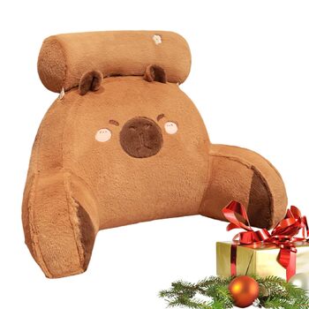 Подушка для читання Capybara для ліжка, плюшева подушка Capybara з опорою для шиї та рук, плюшева подушка для читання Capybara, спинка, подушка для позиціонування ліжка для спальні, вітальні, дивана, автокрісла, офісу