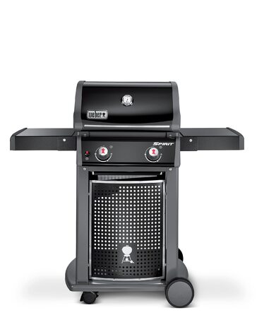 Газовий гриль Weber Spirit E-210 Classic, 2 пальники, площа гриля 51 x 46 см, решітка для підігріву, термометр на кришці, 2 колеса чорний/сріблястий (1500833)