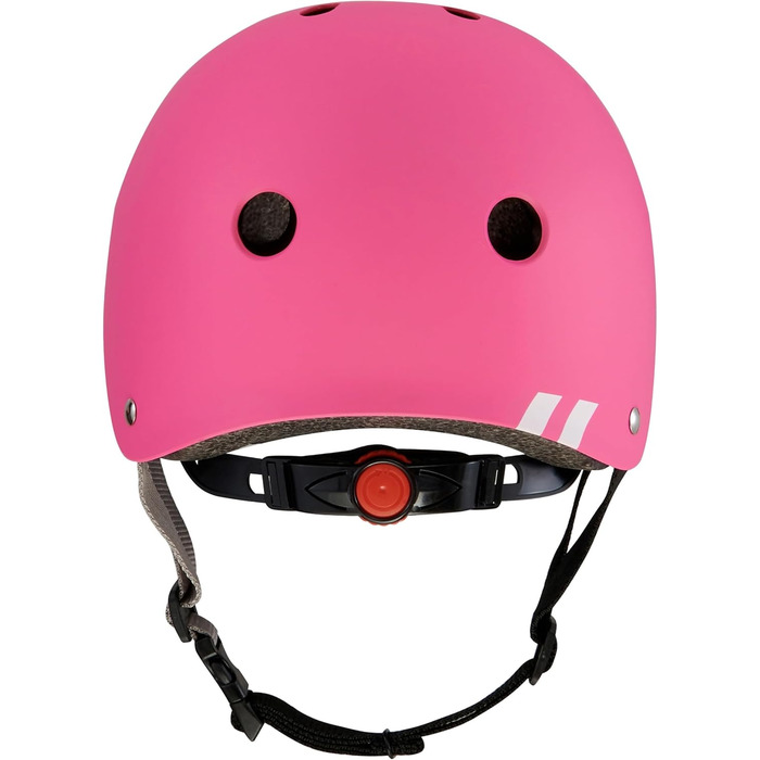 Дитячий шолом для скейтбордингу 80SIX, регульований велосипедний шолом для підлітків та дорослих, сертифікований CE EN1078, для скейтборда, велосипеда, самоката, електросамоката, 49-61 см матово-рожевий M/L (55-58 см)