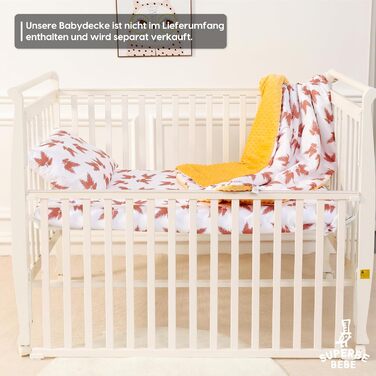 Дитяча подушка з бавовняною наволочкою - Подушка підходить для дітей віком від 3 до 10 років - Розмір 60x40 см - М'яка подушка Гіп