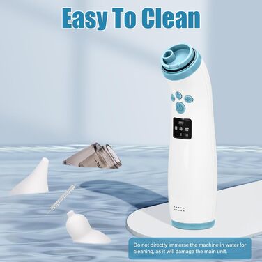 Назальний аспіратор дитячий, назальний аспіратор дитячий електричний, назальний аспіратор пилосос дитячий з 3 інтенсивністю всмокт