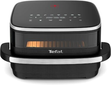 Аерофритюрниця Tefal Easy Fry XL Surface з вікном перегляду та функцією пічці для піци Інноваційна технологія Extra Crisp
