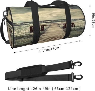 Кругла спортивна сумка для подорожей, чоловіча та жіноча спортивна сумка