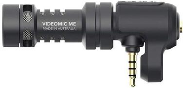 �DE VideoMic Me Компактний спрямований мікрофон для смартфонів з роз'ємом 3,5 мм для запису відео та створення контенту на ходу