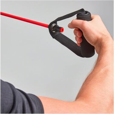 Еспандер для фітнесу, гімнастики, плечового блоку, середнього розміру - червоного кольору