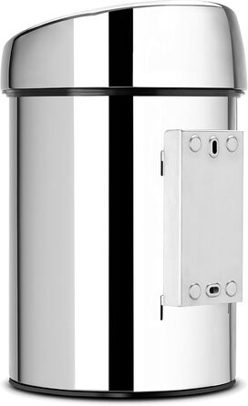 Відро для сміття Brabantia Touch 3 л з пластиковою вставкою/Brilliant Steel 3 л Brilliant Steel