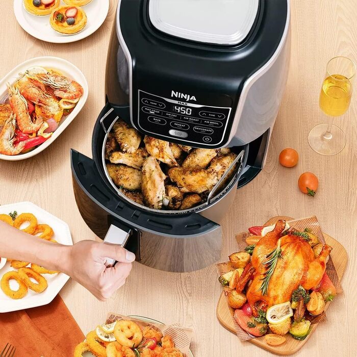 Стійка для Ninja Air Fryer MAX AF160EU.304 Нержавіюча сталь 3-шаровий дегідратор Решітка для гриля Аксесуари для Ninja Air Fryer MAX AF160EU(Зареєстрований патент)