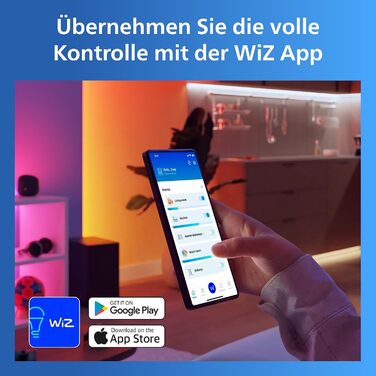 Розумна торшерна лампа Philips Hue Gradient, чорна