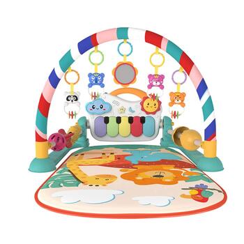 Дитяча ігрова ковдра Eners Baby Play Arch з музикою та світлом розвиваюча іграшка для немовлят і малюків 0-24 місяців, зелено-зелена