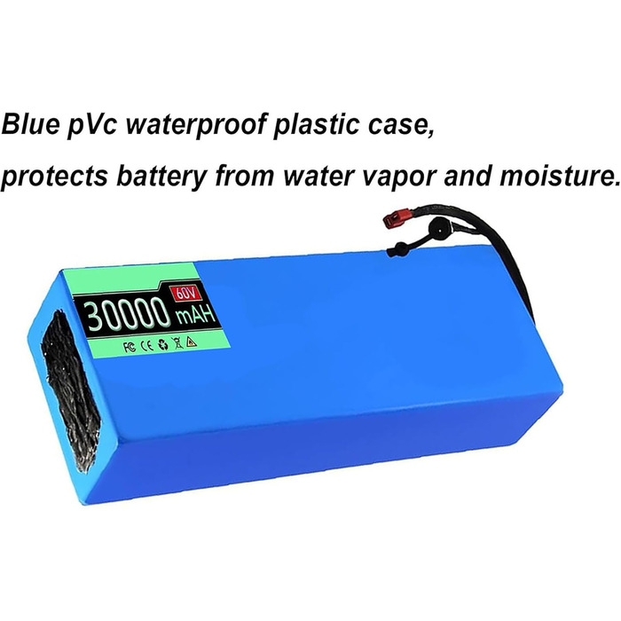 Акумулятор для електровелосипеда / електроскутера 60V 12Ah–30Ah з вбудованим BMS