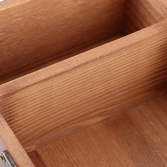 Багатофункціональний вінтажний дерев'яний набір для шиття з органайзером для ниток та голок, валіза для рукоділля (набір Вежа)