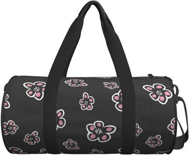 Дорожня сумка-циліндр з аніме-візерунком Сливи, спортивна сумка для чоловіків та жінок, сумка для подорожей, спортивна сумка