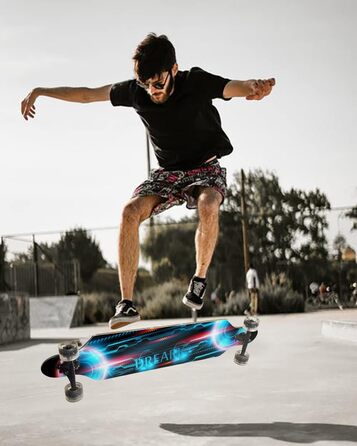 Лонгборд Classic Pro 42" 107 см 8-шаровий клен ABEC-11 PU колеса 70x51 мм T-Tool у комплекті вага до 120 кг для дорослих дівчат хлопчиків початківців drop-through freeride cruiser класний дизайн оригінал 2025