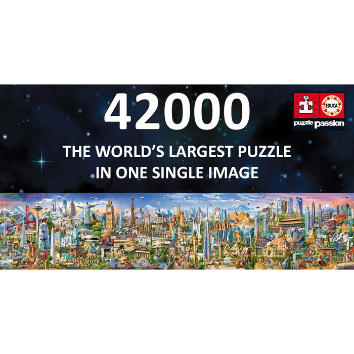 Пазл 42000 елементів для дорослих Пазл The Big LifeAround the World на 42000 елементів для дорослих і дітей від 14 років. Включно